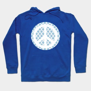 PEACE Sign For Flower Children Hoodie